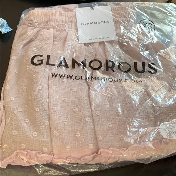 galmorous Skirt woman's pink textured XS - Picture 4 of 6